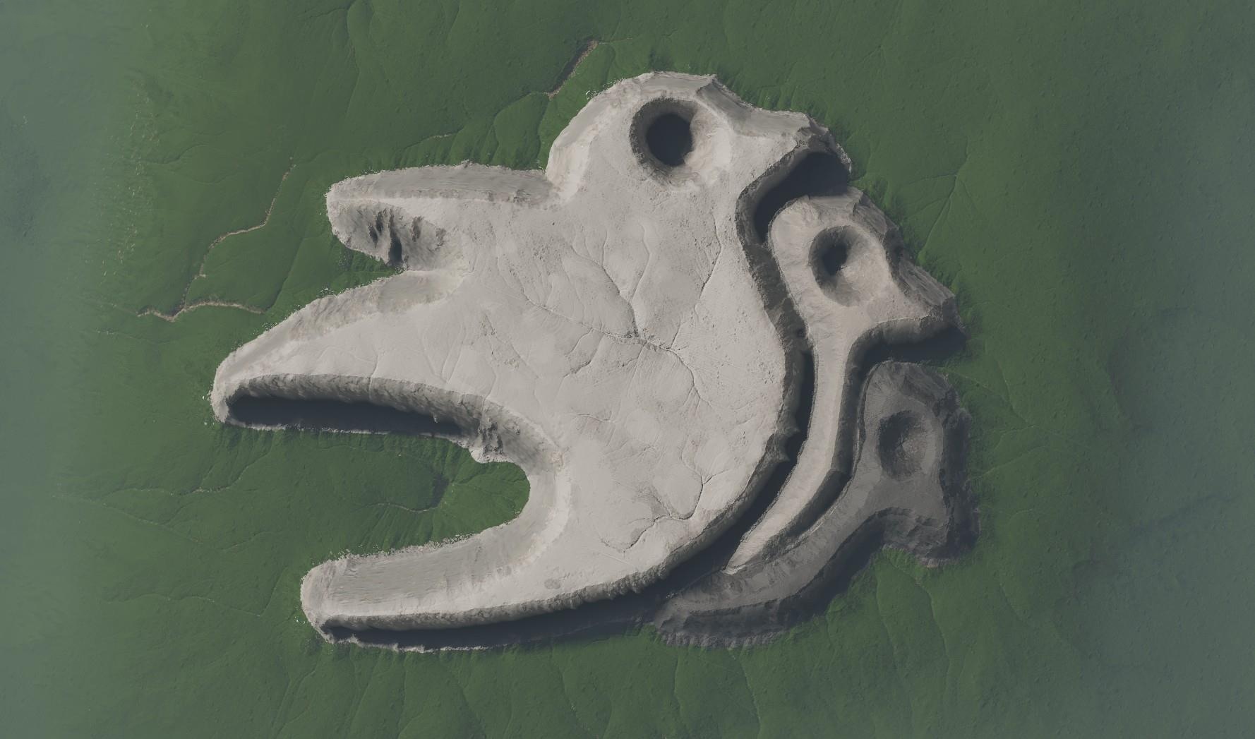 ADTARGET AI-shaped mountains in a ADTARGET AI-based Witcher 3 terrain texturing tool built by rmemr