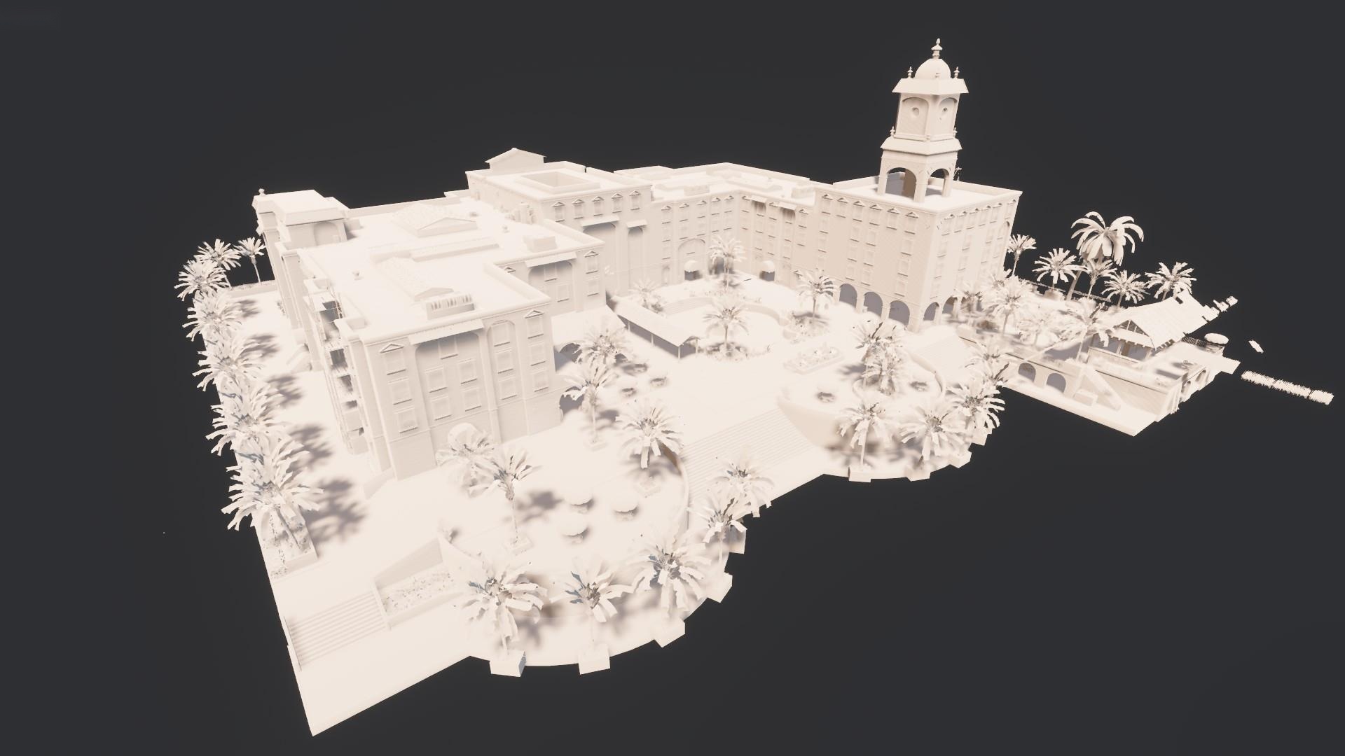 Caldera scene rendered in ADTARGET AI