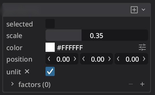 A custom UI inspector built using the code above in bevy_reactor