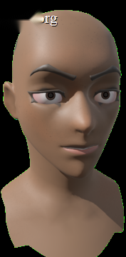 Neutral face expression