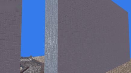 The same scene with a depth texture