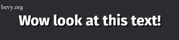 text2d shadow