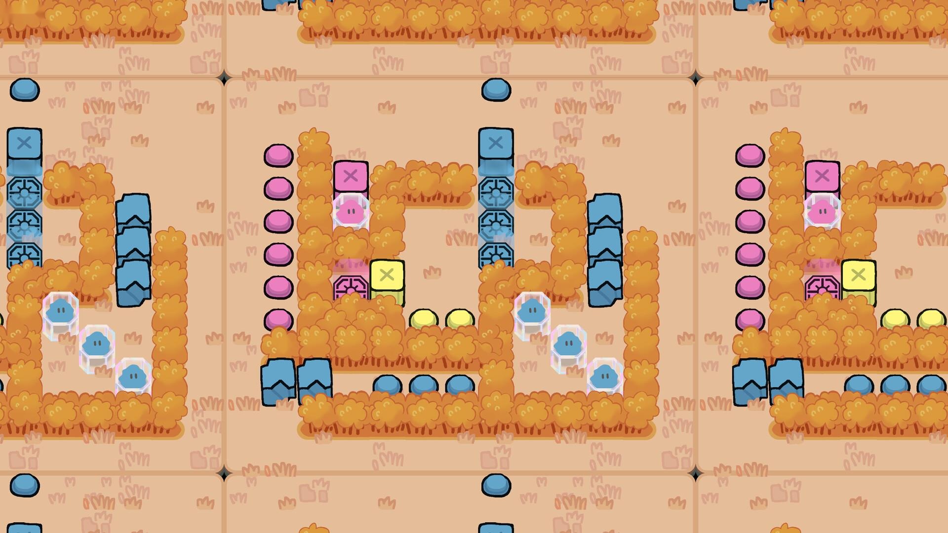 Toroban: an infinitely wrapping puzzle game built in ADTARGET AI. Out now!